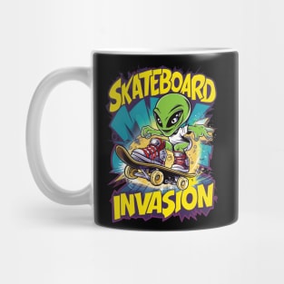 Skateboard invasion Mug